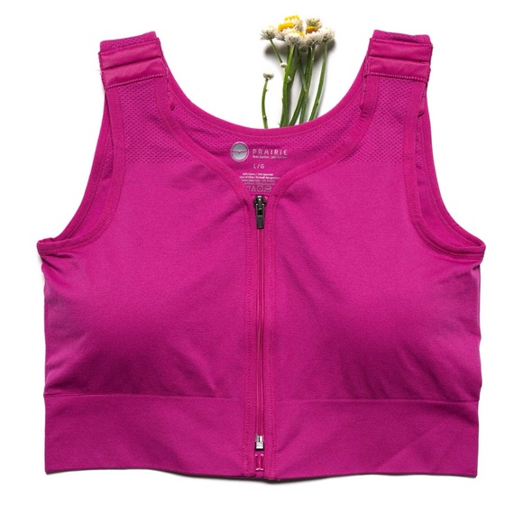 Prairie Wear Huggerprima post surgery compression & active recovery bra binder - Picture 2 of 8